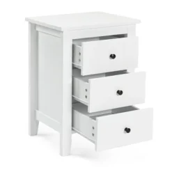 Nightstand End Beside Table Drawers Modern Storage Bedroom Furniture White -Costway GUEST 22c6f985 869a 4324 af58 48ac183d782f 1