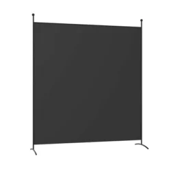 Costway Single Panel Room Divider Privacy Partition Screen For Office Home Black/Beige -Costway GUEST 230e8dfc 82bb 4e0c b27b 0488729acf90