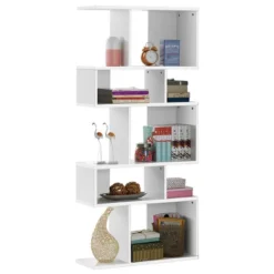 Costway 5 Cubes Ladder Shelf Freestanding Corner Bookshelf Display Rack Bookcase -Costway GUEST 2322213f 000e 4cb0 bd3f 327cfad5642e