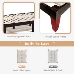 Costway Full Size Wood Bed Frame & 8'' Foam Mattress Set CertiPUR-US Certified 19 Costway Full Size Wood Bed Frame & 8'' Foam Mattress Set CertiPUR-US Certified -Costway GUEST 2663eb8e 930a 4929 bce7 cbe2653cfda2