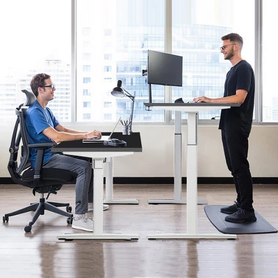 Costway 55'' One-Piece Universal Tabletop For Standard & Sit To Stand Desk Frame 5 Costway 55'' One-Piece Universal Tabletop For Standard & Sit To Stand Desk Frame - Image 3