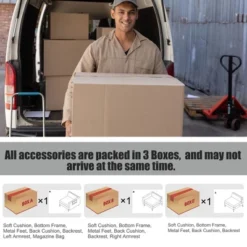 Costway Modern Modular 3-Seat Sofa Couch W/ Side Storage Pocket & Metal Leg GreenGrey -Costway GUEST 26b6fb1b 2335 4e41 80c5 442de0a1554f