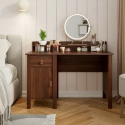 Costway Computer Desk Home Office Writing Workstation W/ Drawer & Hutch -Costway GUEST 270d29fb f7eb 4c44 87ec bdc673dd9ab8