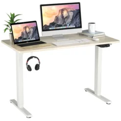 Costway Electric Adjustable Standing Desk Stand Up Workstation Dual Motor W/ Controller -Costway GUEST 27faa9c7 a353 4aa4 89d6 99790f4ac0ab