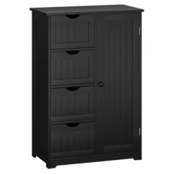 Costway 4 Drawer Freestanding Bathroom Floor Cabinet Adjustable Storage Cupboard -Costway GUEST 28442d6c db54 48b9 b27a 6d6c279118e8