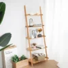 Costway 5-Tier Ladder Shelf Bamboo Bookshelf Wall-Leaning Storage Display Plant Stand 1 Costway 5-Tier Ladder Shelf Bamboo Bookshelf Wall-Leaning Storage Display Plant Stand -Costway GUEST 28b785c7 cc5b 4179 bea4 32870f36109a