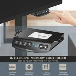 Costway Electric Adjustable Standing Up Desk Dual Motor W/ Controller Black -Costway GUEST 297ef8f0 1840 454b b23c bd11ac0277e2