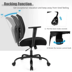 Costway 400LBS Mesh Big & Tall Office Chair Swivel Task Chair W/ Lumbar Support -Costway GUEST 2a5d561d 4b0f 4981 be89 9b99034f2934