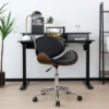 Costway Adjustable Leather Office Chair Swivel Bentwood Desk Chair W/Curved Seat 2 Costway Adjustable Leather Office Chair Swivel Bentwood Desk Chair W/Curved Seat -Costway GUEST 2aa9a44f 0189 4289 80d6 81c15bc7bb8f