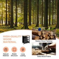 Costway Rolling Kitchen Island Utility Storage Cart W/ 3 Storage Drawers & Shelves White/Black 17 Costway Rolling Kitchen Island Utility Storage Cart W/ 3 Storage Drawers & Shelves White/Black -Costway GUEST 2b49e936 3daa 4bee 9b9b f2532570022e