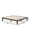 Costway King Size 14'' Wooden Bed Frame Mattress Platform Wood Slats Support EspressoNatural -Costway GUEST 2b7e237e 2e0a 4fe2 b23b a567428ee295