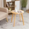 Costway Natural Round End Table Modern Stylish Side Table W/ 20'' Round Tabletop 2 Costway Natural Round End Table Modern Stylish Side Table W/ 20'' Round Tabletop -Costway GUEST 2c446533 d6bd 4345 8125 f78259e9b870