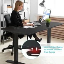 Costway 55''x28'' Electric Standing Desk Sit To Stand Workstation Dual Motor 16 Costway 55''x28'' Electric Standing Desk Sit To Stand Workstation Dual Motor -Costway GUEST 2cb92824 4658 4912 8825 231d378e473e