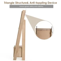 Costway Jewelry Cabinet Large Full Length Armoire 2-in-1 Stand Mirror Organizer -Costway GUEST 2d187045 9cd2 4ad6 82d0 1c520acb88cb