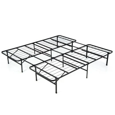 Costway Folding Metal Platform Bed Frame 13 Inch Mattress Foundation 660 LBS 11 Costway Folding Metal Platform Bed Frame 13 Inch Mattress Foundation 660 LBS - Image 9