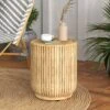 Costway 17'' Concrete Accent Side Table Tree Stump Wood-like End Table Plant Stand Stool -Costway GUEST 2fdff677 22f9 49ab ae8f 5313b1980a73