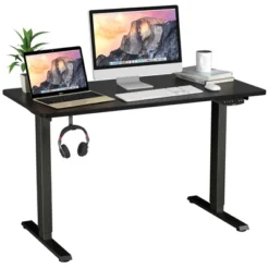 Costway Electric Adjustable Standing Up Desk Dual Motor W/ Controller Black -Costway GUEST 301f8486 e318 45e5 b0c7 35646853c314