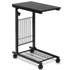 Costway Height Adjustable Sofa Side Table Snack End Slide Under Table Rolling Casters 19 Costway Height Adjustable Sofa Side Table Snack End Slide Under Table Rolling Casters -Costway GUEST 30328744 fd30 4e6e 8051 ad81c67a7b58