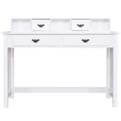 Costway Writing Desk Mission White Home Office Computer Desk 4 Drawer -Costway GUEST 324a06f4 d9f8 4de7 845e 47094b9ec1b4