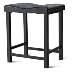 Costway 3 PCS Modern Counter Height 32.5'' Dining Set Table And 2 Chairs Kitchen Bar Furniture Black -Costway GUEST 34ba64e5 cc75 4574 af21 9afeb5496f70