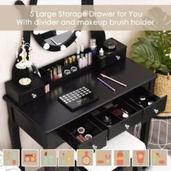 Costway Vanity Table Set W/10 Light Bulbs And Touch Switch Makeup Dressing Table 17 Costway Vanity Table Set W/10 Light Bulbs And Touch Switch Makeup Dressing Table -Costway GUEST 3664a5eb 35f2 4cc8 b2dc a0f400c242b4