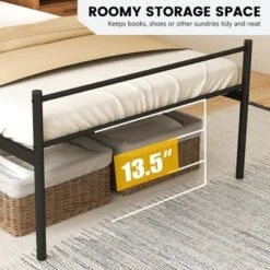 Costway Twin Metal Bed Frame Mattress Foundation No Box Spring Needed -Costway GUEST 3689c0b2 e35f 4be3 bbf2 1dcfafec77e0