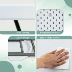 Costway 32'' Round Folding Table Portable & Lightweight Table For Indoor & Outdoor Use White 17 Costway 32'' Round Folding Table Portable & Lightweight Table For Indoor & Outdoor Use White -Costway GUEST 36d1a4c9 79d9 43b5 ab73 997e86a82e49