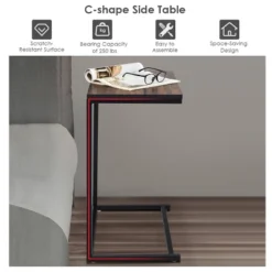 Costway 26'' Laptop Holder Sofa Side End Table C Table Home Office Furniture -Costway GUEST 36ed214d 903d 4b67 ae0c a667bb5c5cac