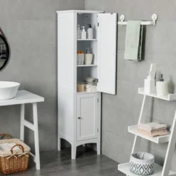 Costway Freestanding Bathroom Storage Cabinet Linen Tower Kitchen Living Room 13 Costway Freestanding Bathroom Storage Cabinet Linen Tower Kitchen Living Room -Costway GUEST 371042b7 1dfd 4573 8bf4 72e2e47dac32