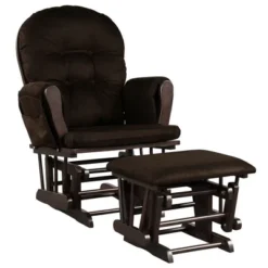 Costway Baby Nursery Relax Rocker Rocking Chair Glider & Ottoman Set W/ Cushion -Costway GUEST 3748ace0 ae0b 42ac 92e7 9c2d0be13ef3