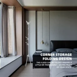 Costway Metal Coat Rack Stand Hat Hanger Entryway Hall Tree W/ Folding Base & 8 Hooks -Costway GUEST 3831b497 51d6 48a6 9ef8 d82e3c92752e