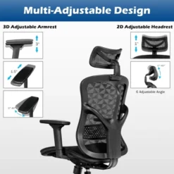 Costway Ergonomic High Back Mesh Office Chair Adjustable Swivel Computer Chair -Costway GUEST 38f0aacf fc3b 430c 84a5 b0df5f2933f7