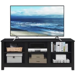 Costway TV Stand Cabinet For TV's Up To 60'' Entertainment Center W/Storage Shelves BlackBrown 21 Costway TV Stand Cabinet For TV's Up To 60'' Entertainment Center W/Storage Shelves BlackBrown -Costway GUEST 39410c97 1024 49e9 88d5 30c339ca7256