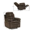 Costway Recliner Chair Single Sofa Armchair Sleeper Lounger W/ Footrest GreyBrown 1 Costway Recliner Chair Single Sofa Armchair Sleeper Lounger W/ Footrest GreyBrown -Costway GUEST 399154fb 503e 4acd a85d 8717b1b06080