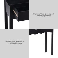Costway Console Table Hall Table Side Table Desk Accent Table 3 Drawers Entryway Black 13 Costway Console Table Hall Table Side Table Desk Accent Table 3 Drawers Entryway Black -Costway GUEST 39b4b318 4333 4106 9de0 1e064db26e17