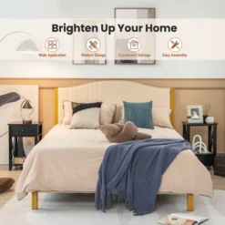 Costway Modern Nightstand With Bottom Drawer Storage Shelf Small Side End Table WhiteBlack 17 Costway Modern Nightstand With Bottom Drawer Storage Shelf Small Side End Table WhiteBlack -Costway GUEST 3a0e8402 cef4 4caf b22a bf96f3f80942