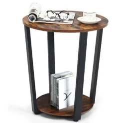 Costway Industrial End Table Metal Frame W/ Storage Shelf 18 Costway Industrial End Table Metal Frame W/ Storage Shelf -Costway GUEST 3bb6d3a4 8076 445a 87eb 3a577cc2e740