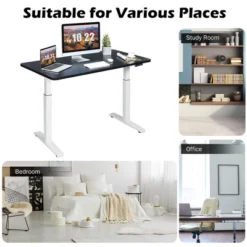 Costway 55'' One-Piece Universal Tabletop For Standard & Sit To Stand Desk Frame 17 Costway 55'' One-Piece Universal Tabletop For Standard & Sit To Stand Desk Frame -Costway GUEST 3bdadee1 9c7c 4f48 b11f 101bee549251