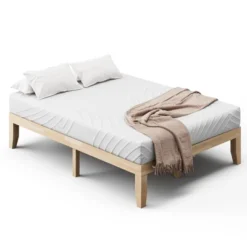 Costway Full Size Wood Bed Frame & Memory 8'' Foam Mattress Set CertiPUR-US Certified -Costway GUEST 3c0ee602 ce1e 470a aa70 b146ab369736