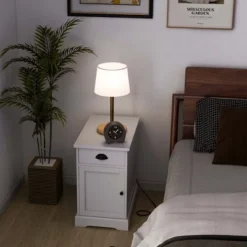 Costway Side End Table Nightstand With Charging Station Storage For Living Room Bedroom 19 Costway Side End Table Nightstand With Charging Station Storage For Living Room Bedroom -Costway GUEST 3c9e1ed0 1e8c 48c4 8d67 5946704d51dd