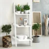Costway 3 Tier Leaning Wall Ladder Book Shelf Bookcase Storage Rack Display Flower Shelf Plant Shelf Furniture -Costway GUEST 3cab909b aed9 45d2 a2b4 5901b0b4da73