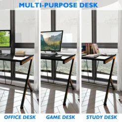 Costway Gaming Desk Computer Desk PC Laptop Table Workstation Home Office Ergonomic New 15 Costway Gaming Desk Computer Desk PC Laptop Table Workstation Home Office Ergonomic New -Costway GUEST 3ccf423c 8c83 47df 921b ea2b2793ee6c