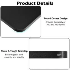 Costway 55'' One-Piece Universal Tabletop For Standard & Sit To Stand Desk Frame 20 Costway 55'' One-Piece Universal Tabletop For Standard & Sit To Stand Desk Frame -Costway GUEST 3e067e36 c772 436b a0e2 adcf5921a2f3