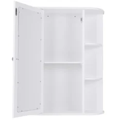 Costway Bathroom Cabinet Single Door Shelves Wall Mount Cabinet W/ Mirror Organizer -Costway GUEST 3e183ca5 81ba 4555 93be 077fc5dcdfbe