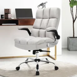 Costway High Back Big & Tall Office Chair Adjustable Swivel W/Flip-up Arm -Costway GUEST 409499a7 f693 4d35 ac70 e4cc9a1c9e1c