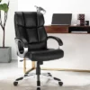 Costway Executive High Back Big & Tall Leather Adjustable Computer Desk Chair -Costway GUEST 40e74c16 d19a 45bb b7b6 213c46e8a2d0