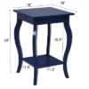 Costway Set Of 2 NightStands Side Table End Table Accent Table W/ Shelf Indigo 1 Costway Set Of 2 NightStands Side Table End Table Accent Table W/ Shelf Indigo -Costway GUEST 411a5794 7e23 41ea 9ef9 70901d73c92d