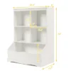 Costway 3-Tier Children's Multi-Functional Bookcase Toy Storage Bin Floor Cabinet GreyWhite 2 Costway 3-Tier Children's Multi-Functional Bookcase Toy Storage Bin Floor Cabinet GreyWhite -Costway GUEST 4170a788 fc8e 4c7a b28f 72f85285c530
