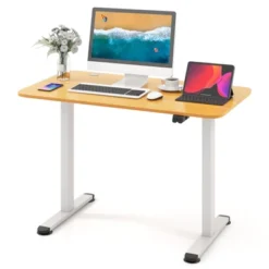 Costway Electric Standing Desk Height Adjustable Sit To Stand Computer Workstation Home Office -Costway GUEST 41d28030 073f 4137 8029 a584324a915a