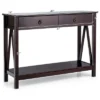 Costway Console Table Accent Sofa Side Table With Drawer Shelf Entryway Espresso 1 Costway Console Table Accent Sofa Side Table With Drawer Shelf Entryway Espresso -Costway GUEST 41ddde69 82e3 4e80 aebb dbe589e3a74a